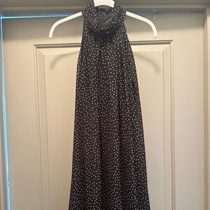 Black Polka Dot Women's Dress